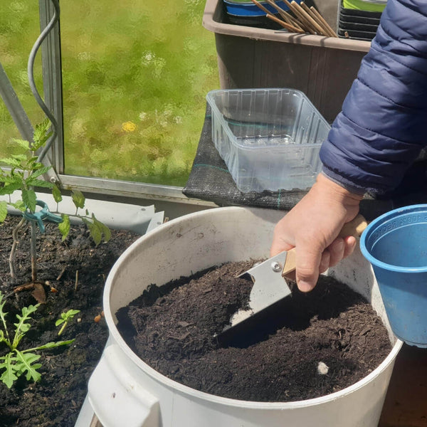 Saatgut-Pflanzkelle Edelstahl Pflanzschaufel