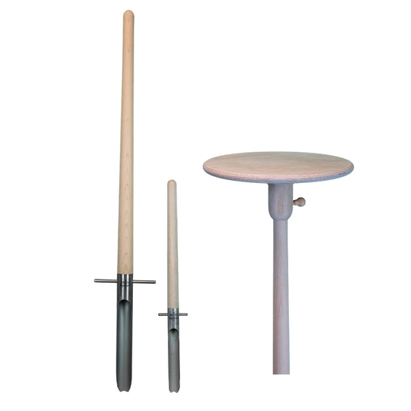 Zwei Multispaten mit Tisch